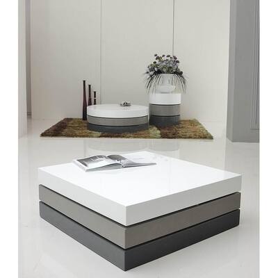 Mod White and Gold Marble Hexagon Geo End or Side Table