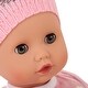 preview thumbnail 3 of 3, Gotz Muffin Hedgehog 13" Soft Body Baby Doll with Bald Head in Pink Velour