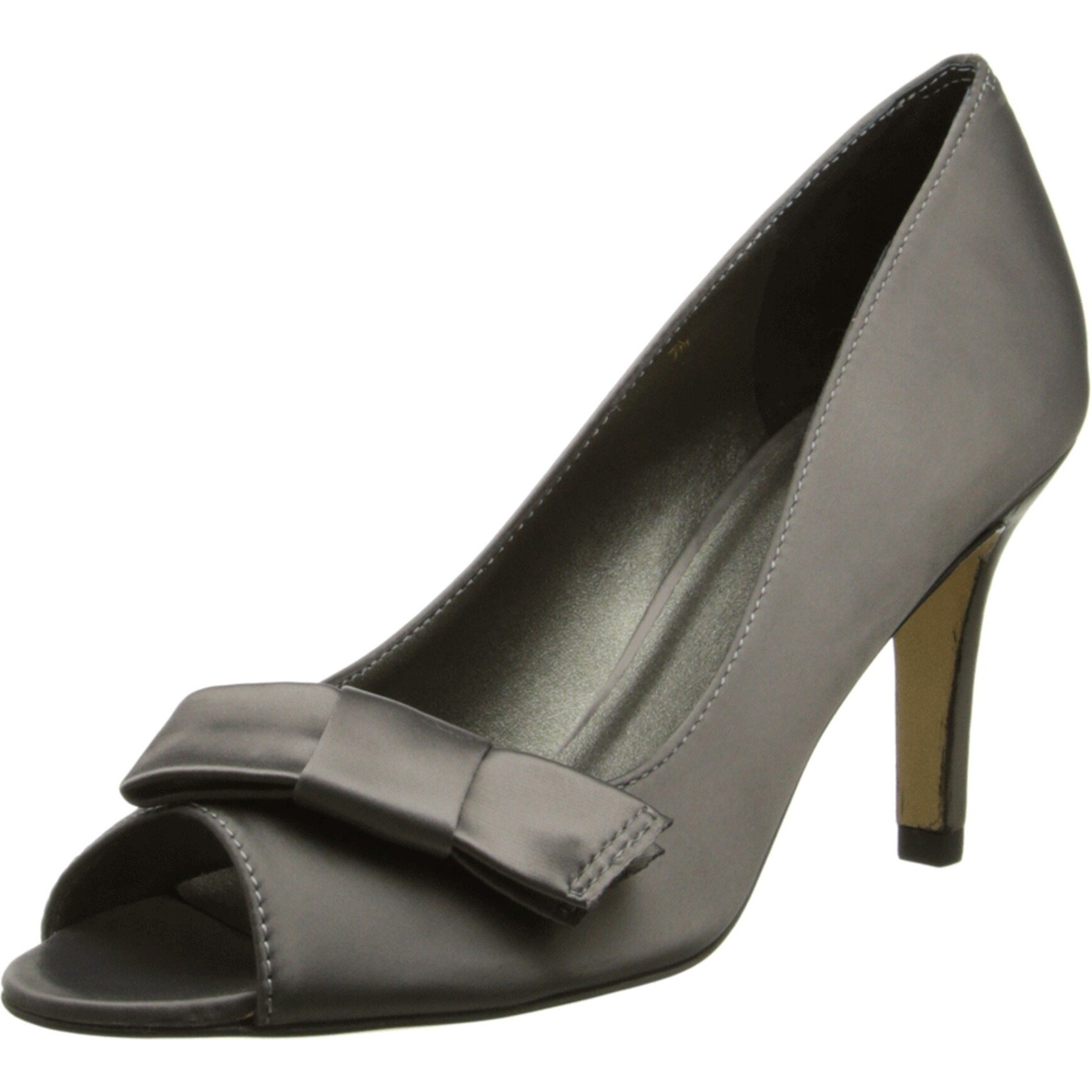 Gray satin shoes clearance