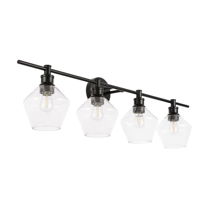 Gwyneth 4-light Clear Glass Wall Sconce