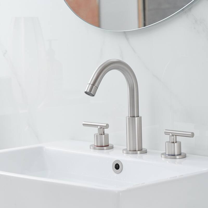 Doulble Handle Bathroom Sink Faucet