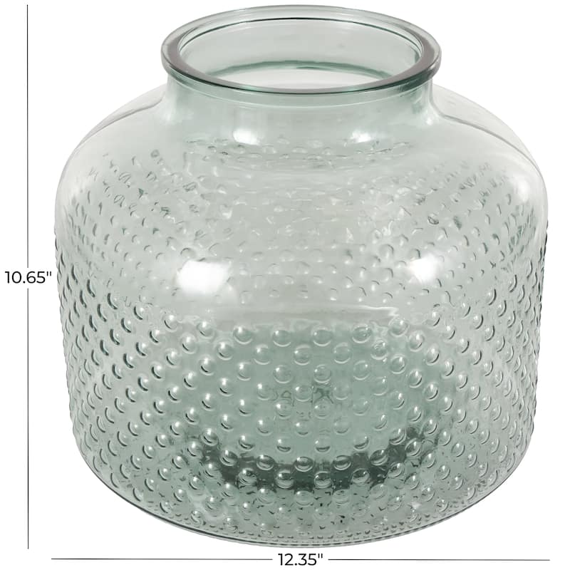 Glass Spotted Vase - Green - Roche River Decor