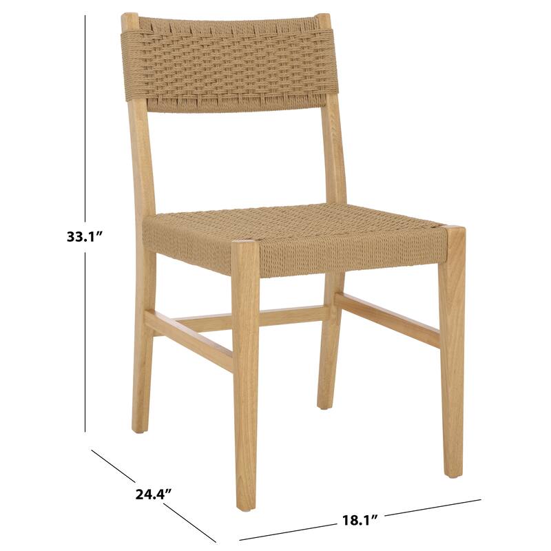 SAFAVIEH HOME Dutton Woven Dining Chair - 18"W x 24"D x 33"H