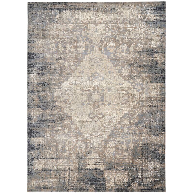Moroccan Celebration Geometric Medallion Area Rug