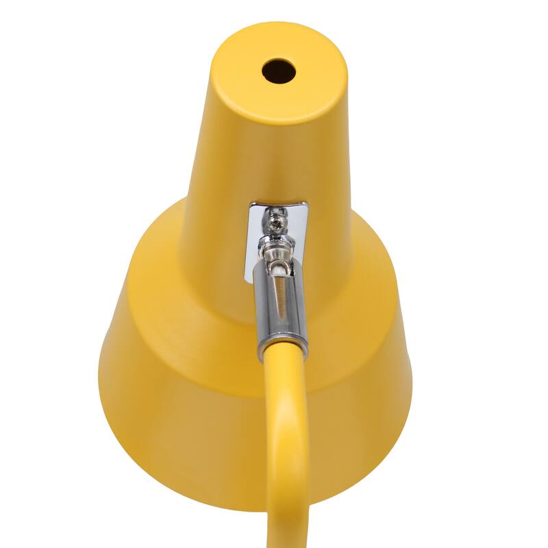 Gooseneck Desk Lamp with Cone Shade - 15.25" - Yellow