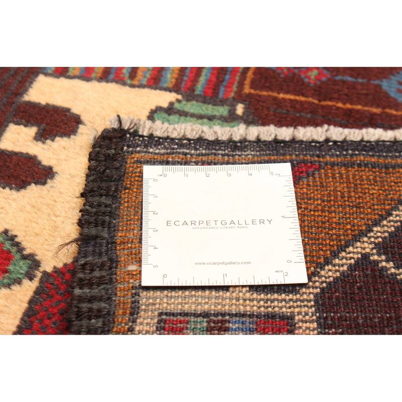 ECARPETGALLERY Hand-knotted Teimani Cream Wool Rug - 3'10 x 6'8