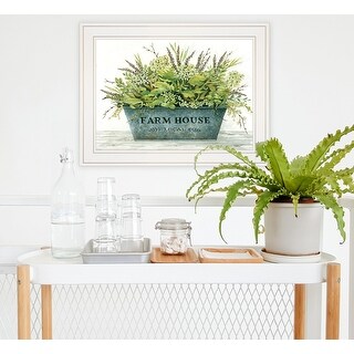 TrendyDecor4U Contemporary "Farmhouse" Framed Print Wall Art by Cindy ...
