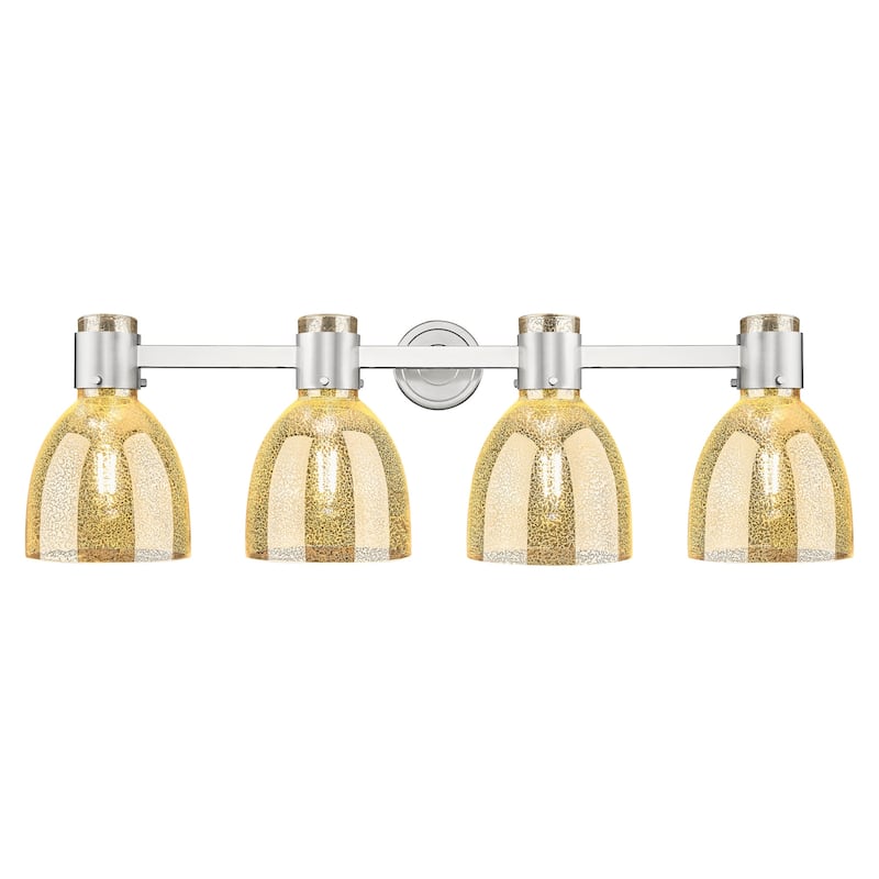 Innovations Lighting 464-4W-G464D-7ME Lawton Bell 4 Light 34" Wide - Satin Nickel