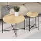 preview thumbnail 5 of 22, Crafted Wood Radial Pattern Coffee Table Set
