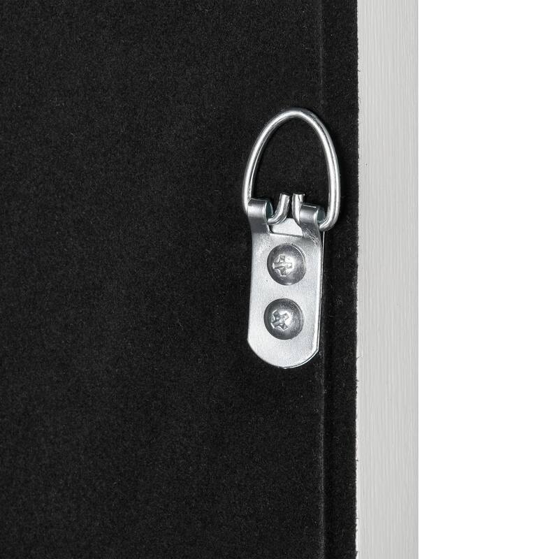 Elk Home Stripe Wood White Wood 23.5 Inch Wide Wall Art