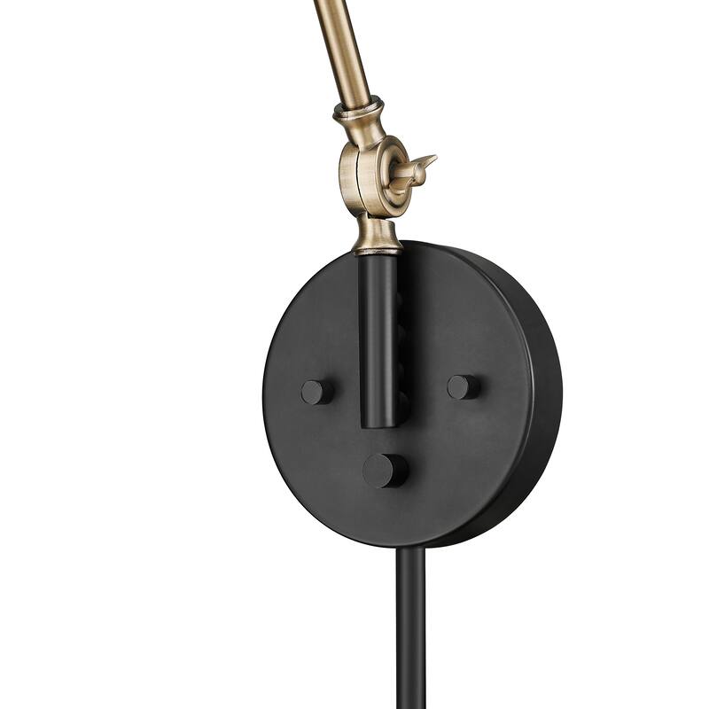 Evonne 1-Light Swing Arm Sconce Light