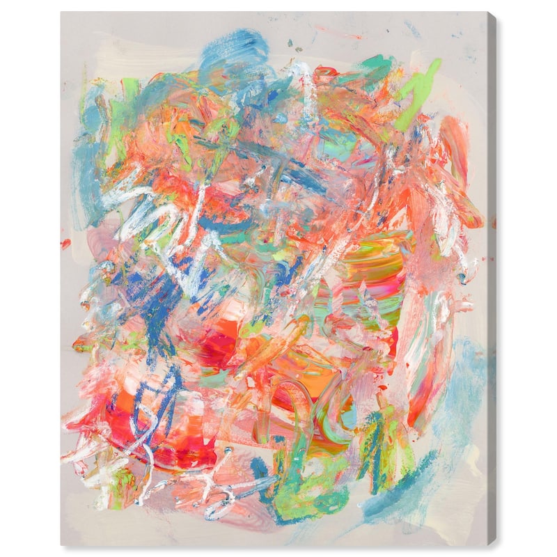 Swirling Hues II Canvas by Art Remedy, Gallery Wrapped - 36" x 45"