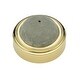 preview thumbnail 2 of 0, Baldwin 1-3/4 Inch Diameter Concave Wall Mounted Flush Bumper Polished Brass