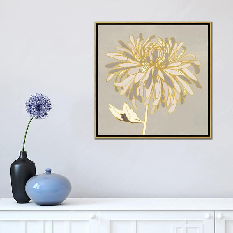iCanvas "Sarah's Garden Gatsby III" by Sarah Adams Framed