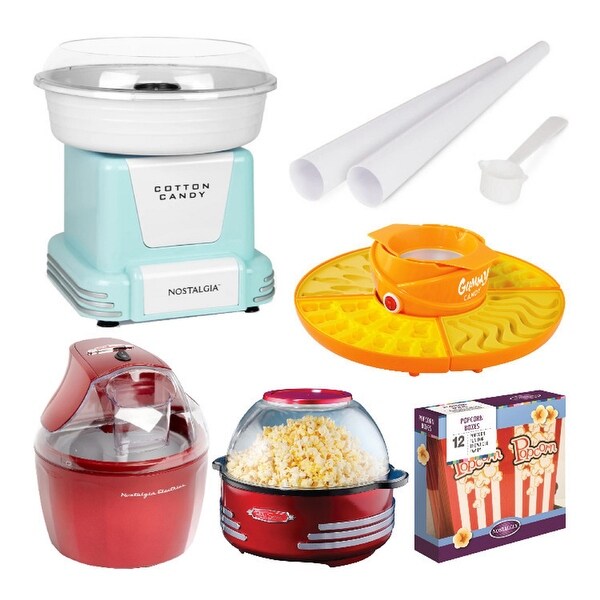 Nostalgia Snack Master DIY Home Carnival Value Kit