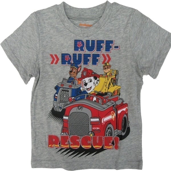 Fleece Long-Sleeve Top and Pant Set 5-6 Blue//Orange Nickelodeon Paw Patrol Boys T-Shirt