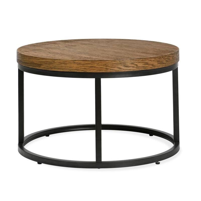 Catta Round Wood Coffee and End Tables by Kosas Home