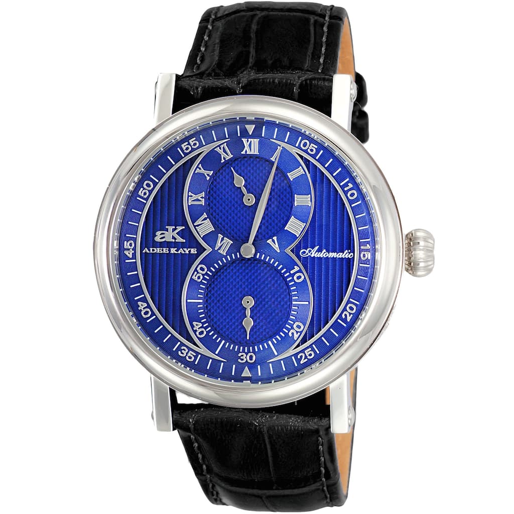 Adee Kaye Men's Mondo Blue Dial Watch - AK5665-MBU - 6 (36)