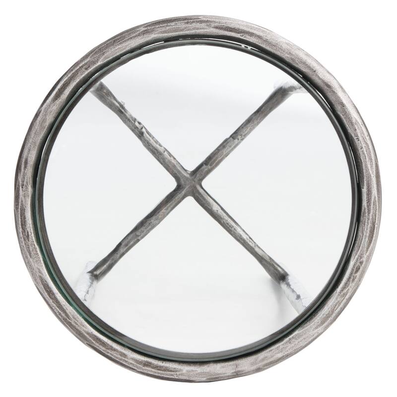 SAFAVIEH Couture Wubke Forged Metal Tall Round End Table, Fully Assembled - 12"W x 12"D x 24"H