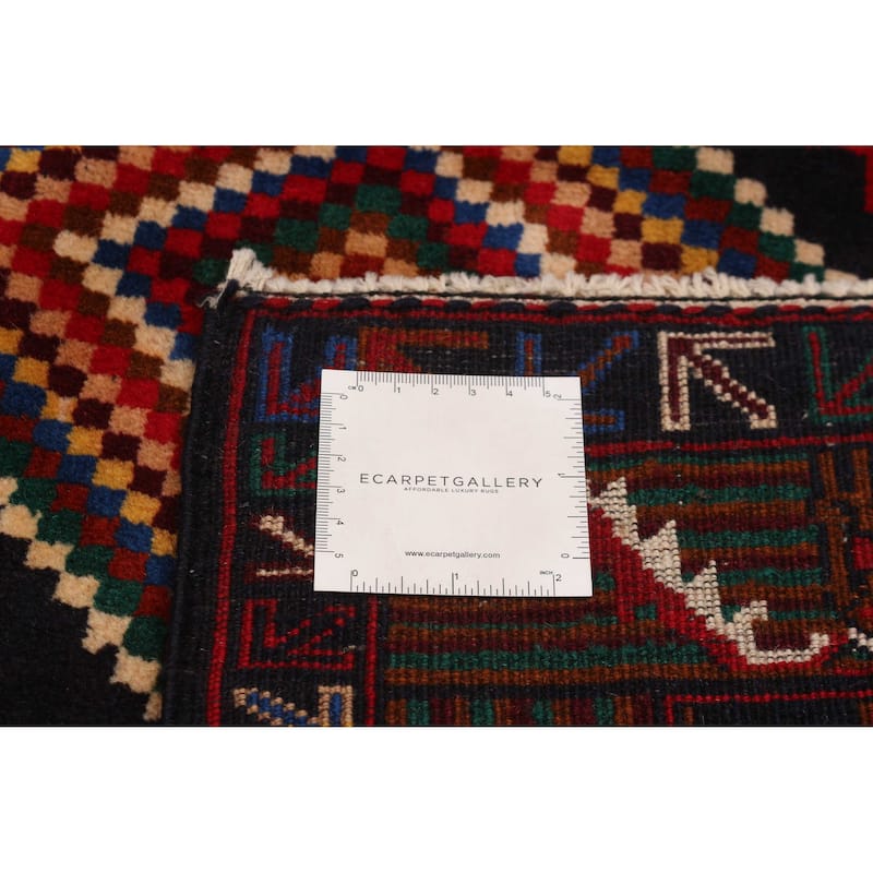 Teimani Red Rug 3'8" x 6'1" - 3'8 x 6'1