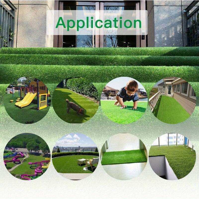 Premium Artificial Turf w/Durable Rubber Backing