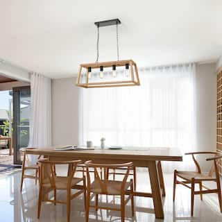 Light Society Bristol Wood Pendant Lamp
