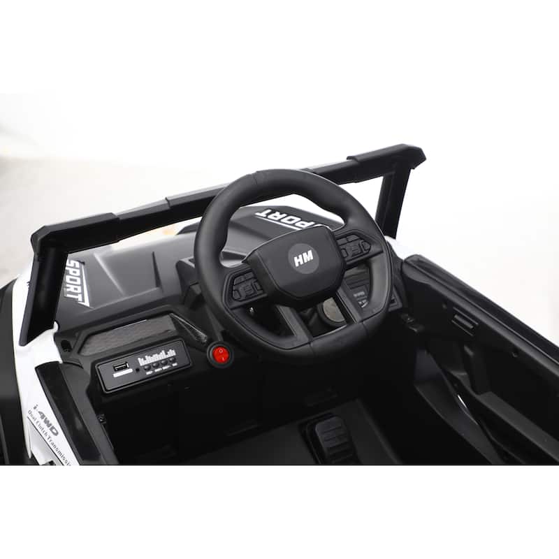 Ride On Car, Kids Electric UTV Car, Ride On Car For Kids,12V Ride On Utv Toy Electric Car With Remote Control