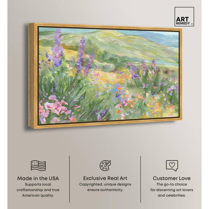 Blooming Fields Canvas by Art Remedy