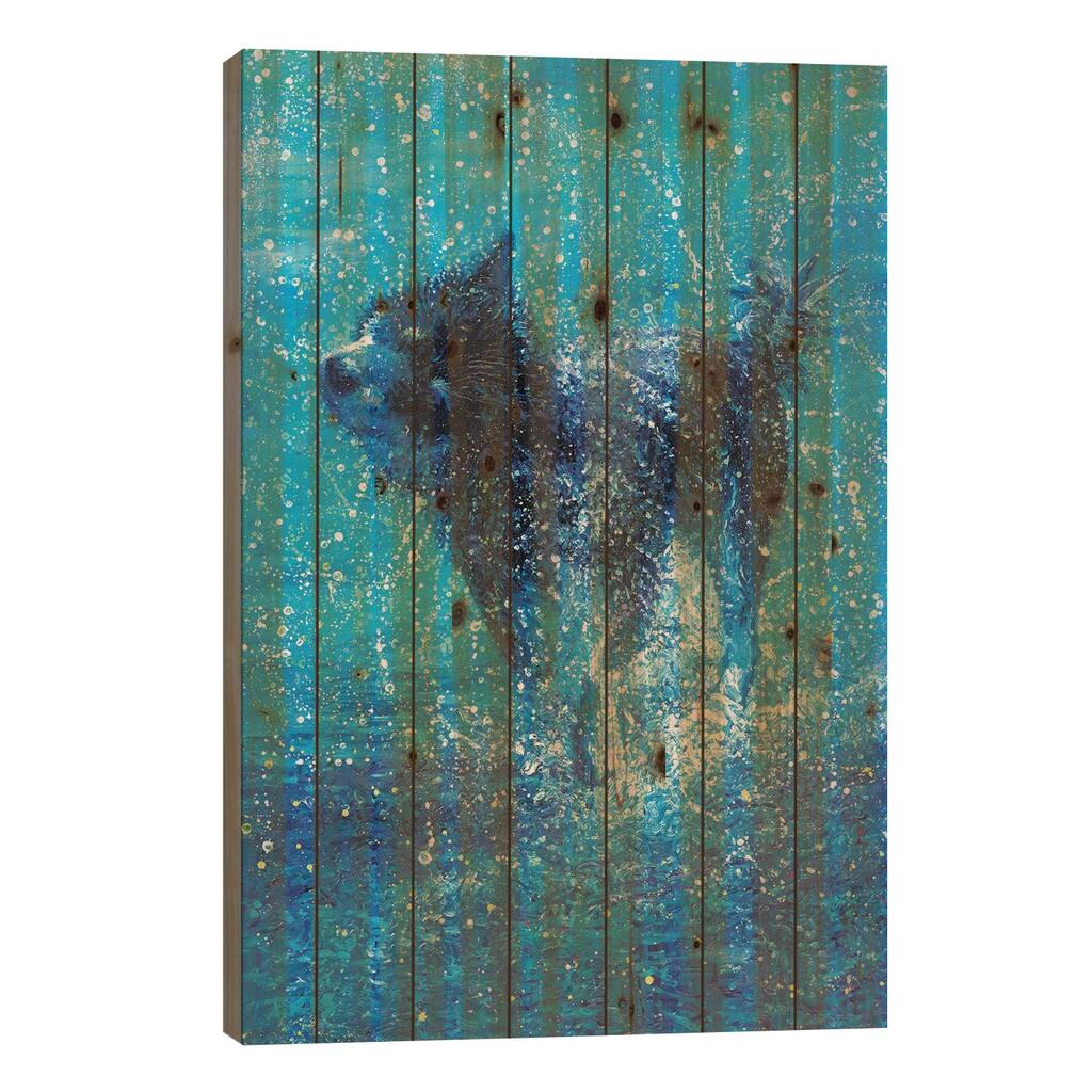 Kookoo Print On Wood by Iris Scott - Multi-Color