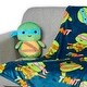 preview thumbnail 3 of 4, Nickelodeon Teenage Mutant Ninja Turtles Hugger Pillow and Silk Touch Throw Blanket Set