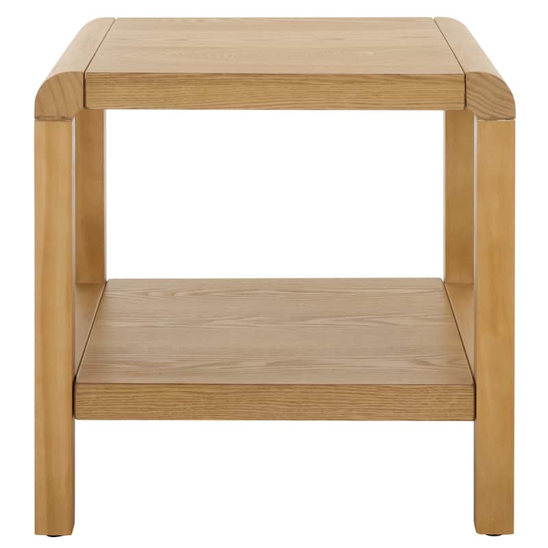 SAFAVIEH Home Omara 1 Shelf Side Table - 20"W x 20"D x 20"H