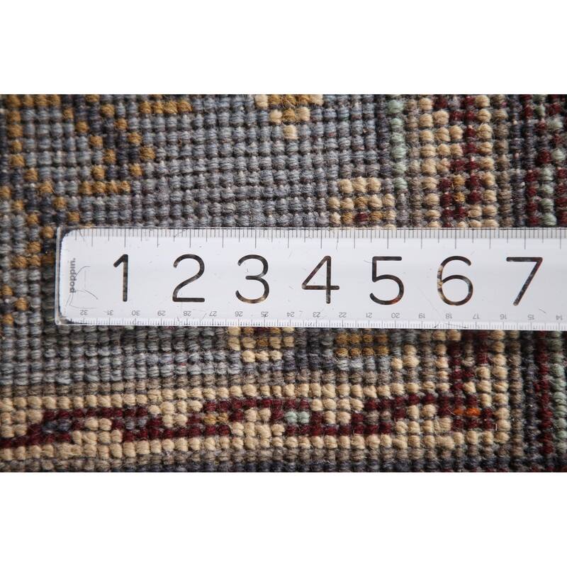 Light Blue Kazak Oriental Accent Rug Wool Carpet - 3'0"x 5'1"