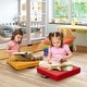 preview thumbnail 6 of 4, 16" Floor Pillow Set 6pcs Kids Rainbow Square Cushion with Handles