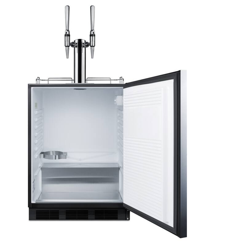 Summit 24 Inch Wide 5.5 Cu. Ft. Built-In Coffee Double Cold Brew Tap