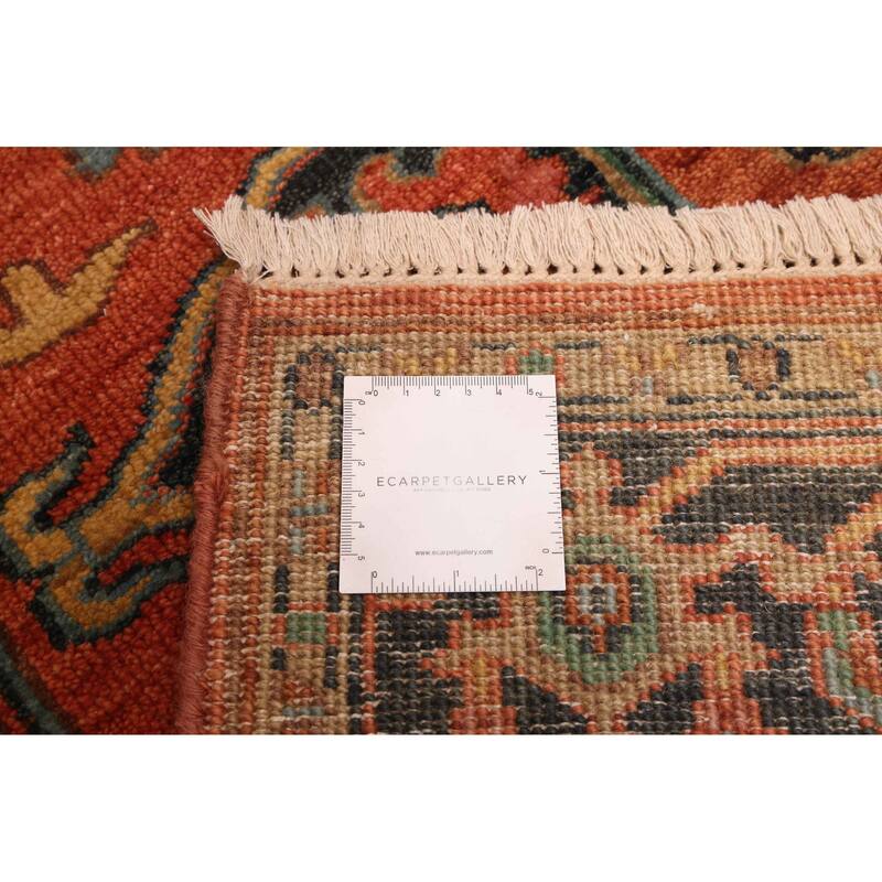 ECARPETGALLERY Hand-knotted Jules Sultane Dark Copper Wool Rug - 4'2 x 5'11