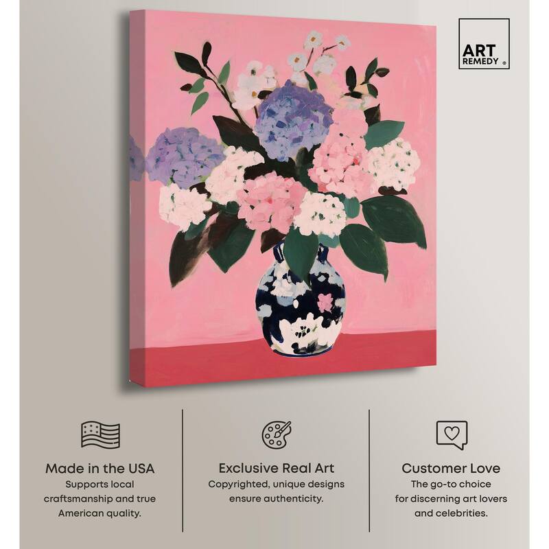 Flower Pot Dream I Canvas by Art Remedy, Gallery Wrapped
