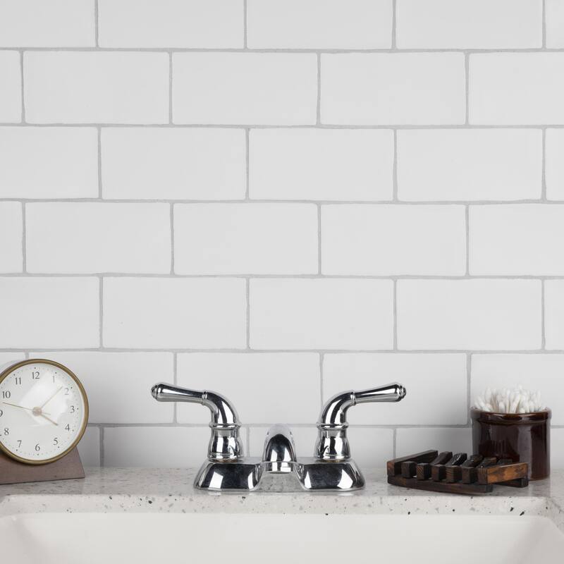 Merola Tile Chester Matte Bianco 3" x 6" Ceramic Wall Tile