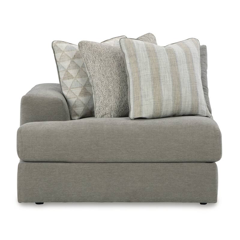 Signature Design by Ashley Avaliyah Gray 3-Piece Sectional Sofa - 128" W x 44" D x 37" H