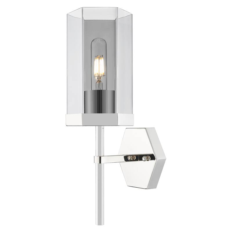 Innovations Lighting 463-1W-G463-8SM Blakeley 15" Tall Wall Sconce - Polished Nickel