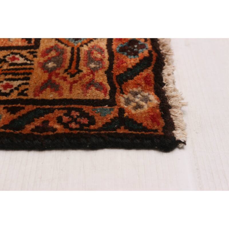 ECARPETGALLERY Hand-knotted Andelz Dark Navy Wool Rug - 3'4 x 11'0