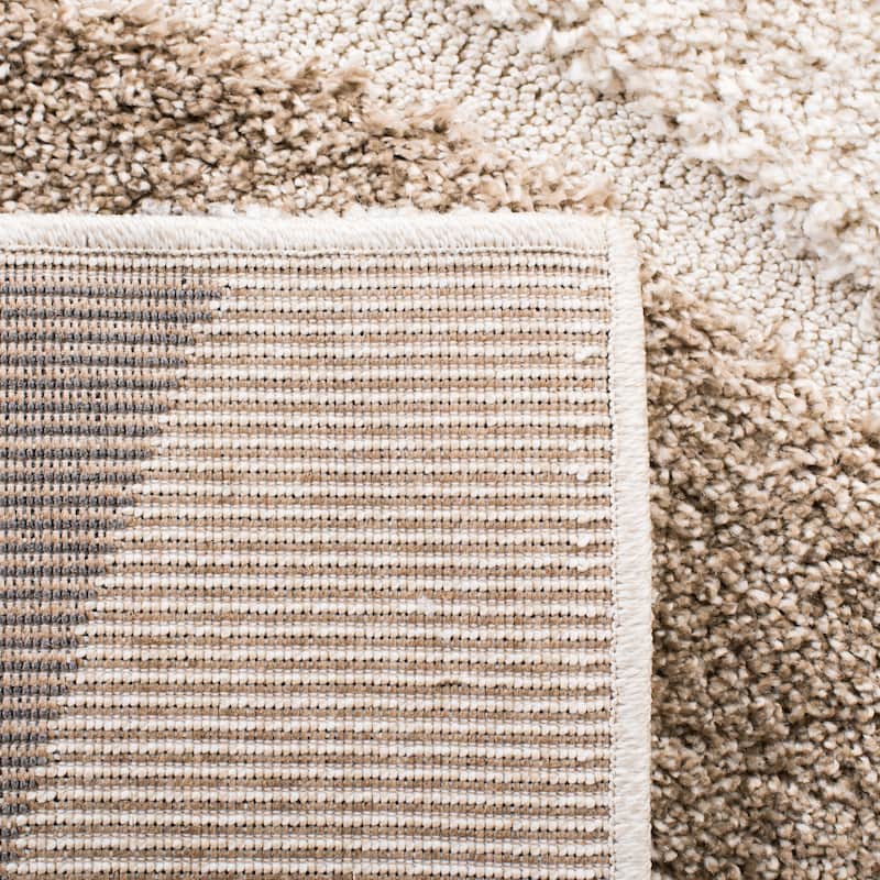 SAFAVIEH Florida Shag Melahat Abstract Wave 1.2-inch Thick Rug