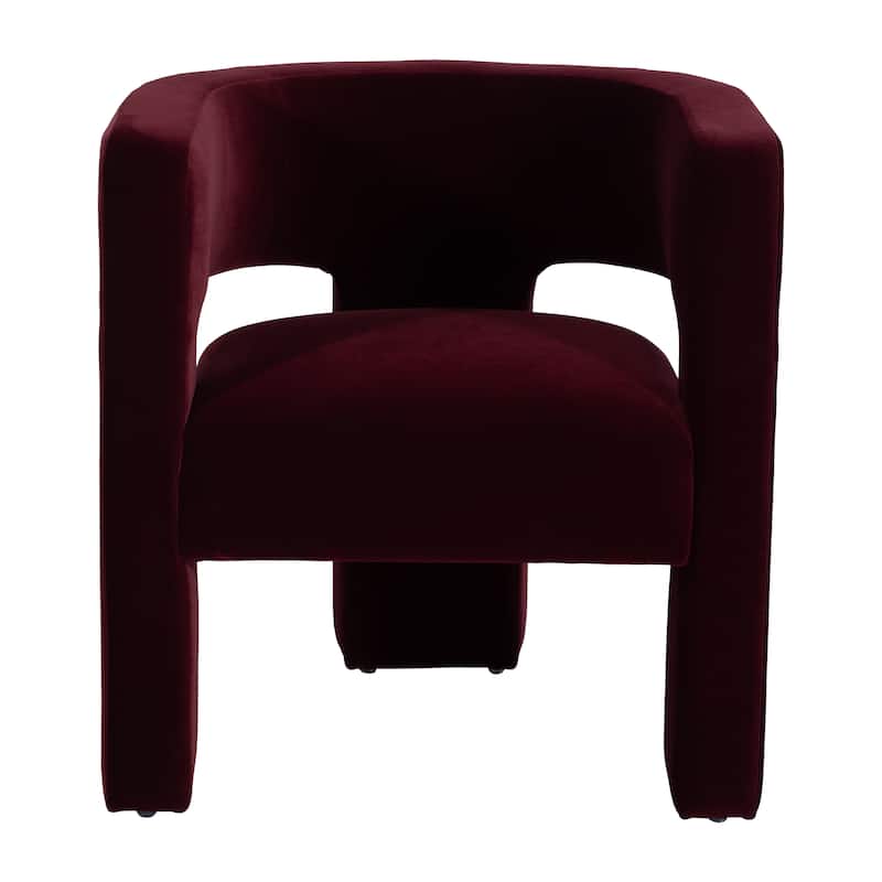 Sagebrook Home Round Back Chair, Half Moon, 29"H, Solid