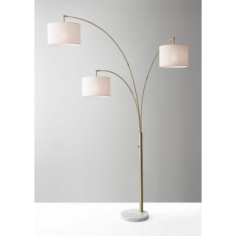 Adesso Bowery 3-Arm Arc Lamp
