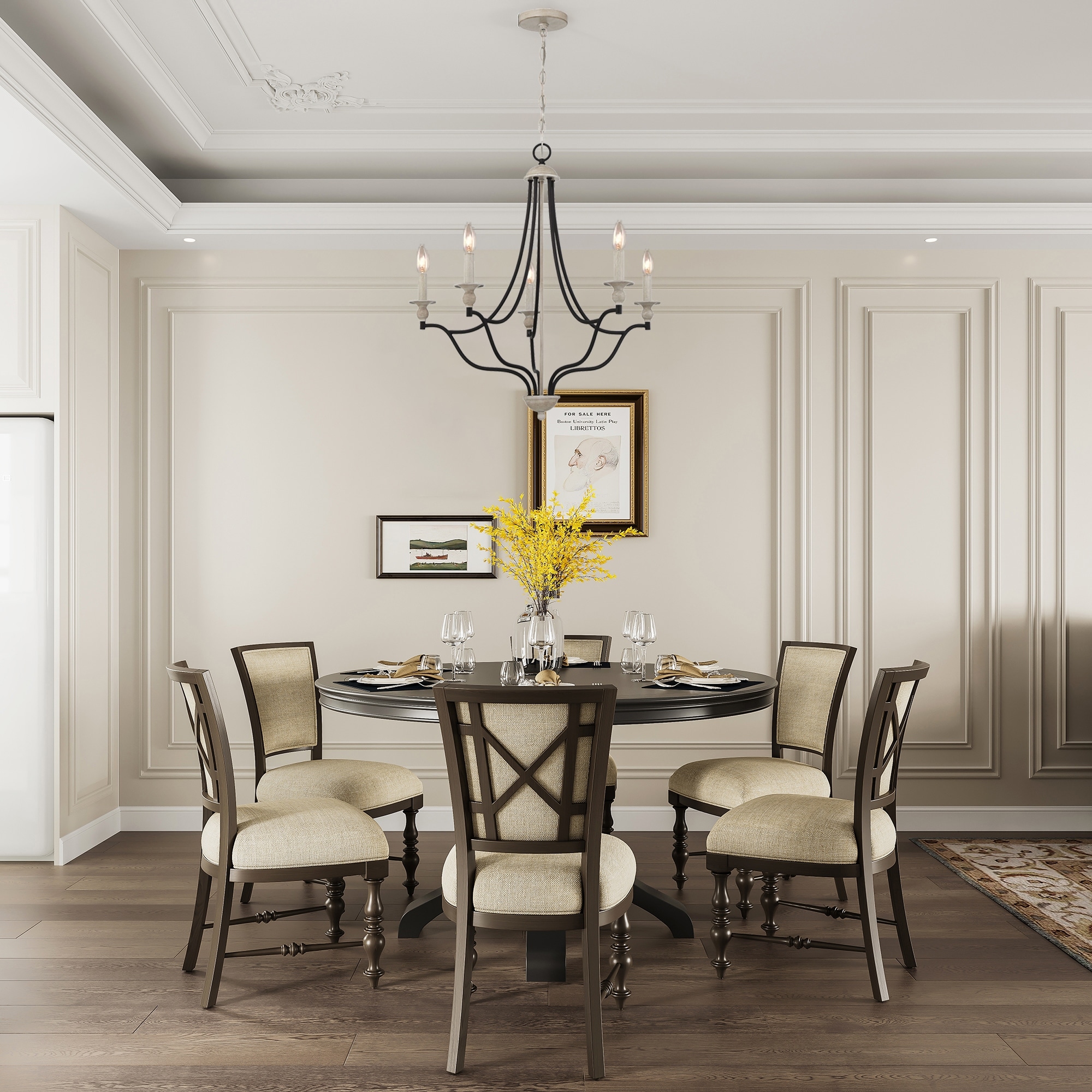 Formal dining room chandelier outlet
