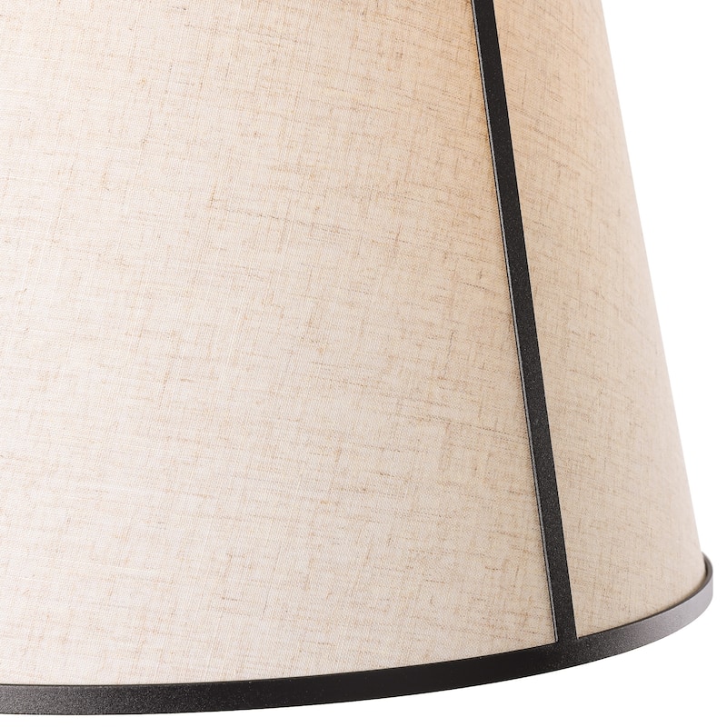 3-Light Modern Fabric Chandelier 16"x 19.7" Farmhouse Pendant Lights - 16inch x 19.7inch