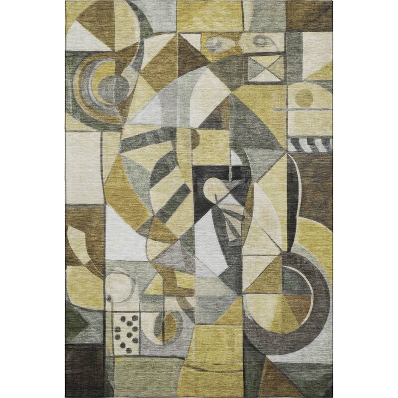 Premium Washable Super Soft Mosaic Contemporary Mayfield Rug
