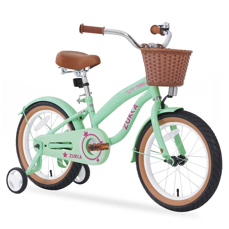 16 inch wheel Bike for 4-7 Years Old Kids - Mint Green