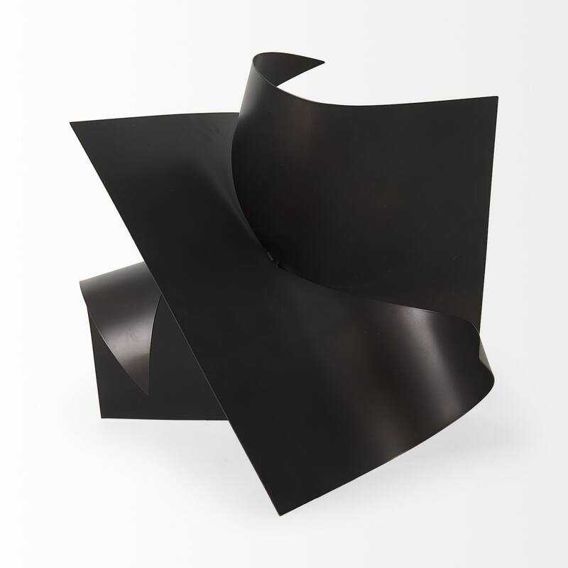 18" Contempo Antiqued Abstract Sculpture - 18"W x 18"D x 18"H