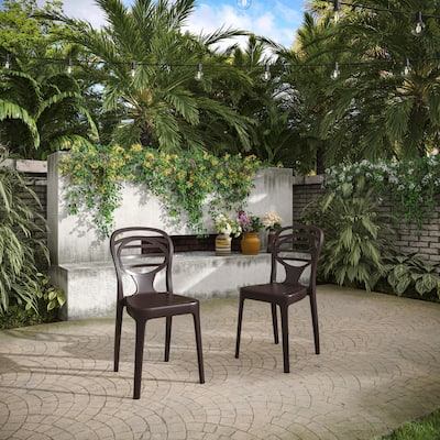 Kova outdoor patio chairs set of two