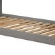 preview thumbnail 11 of 13, Jis Modern Twin over Twin Solid Wood L-shaped Bunk Bed by Furniture of America